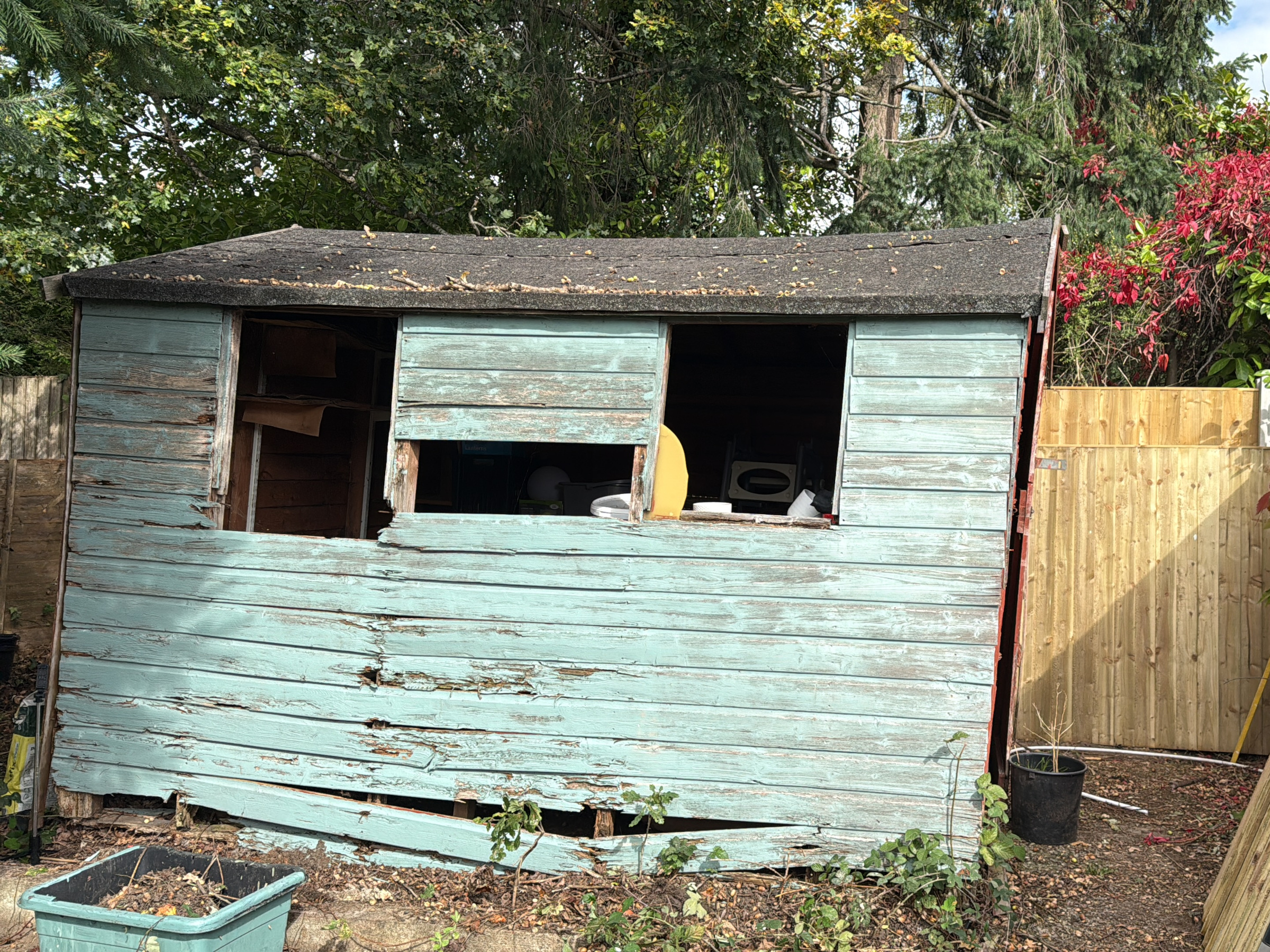 Area before shed removal
